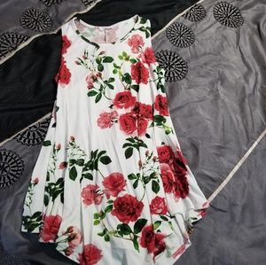 BEAUTIFUL floral tunic tank top